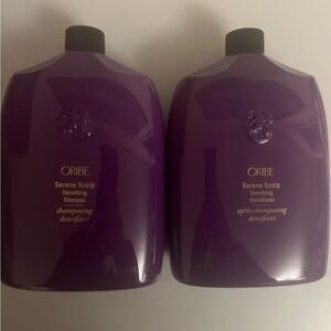 Oribe Serene Scalp Densifying Shampoo and Conditioner Set - dark Purple 33.8 Oz